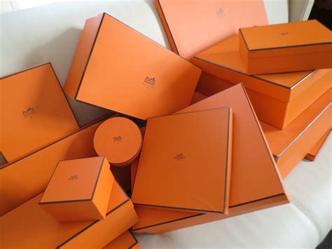 hermes boxes and trays.